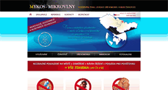 Desktop Screenshot of mykos.cz