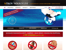 Tablet Screenshot of mykos.cz